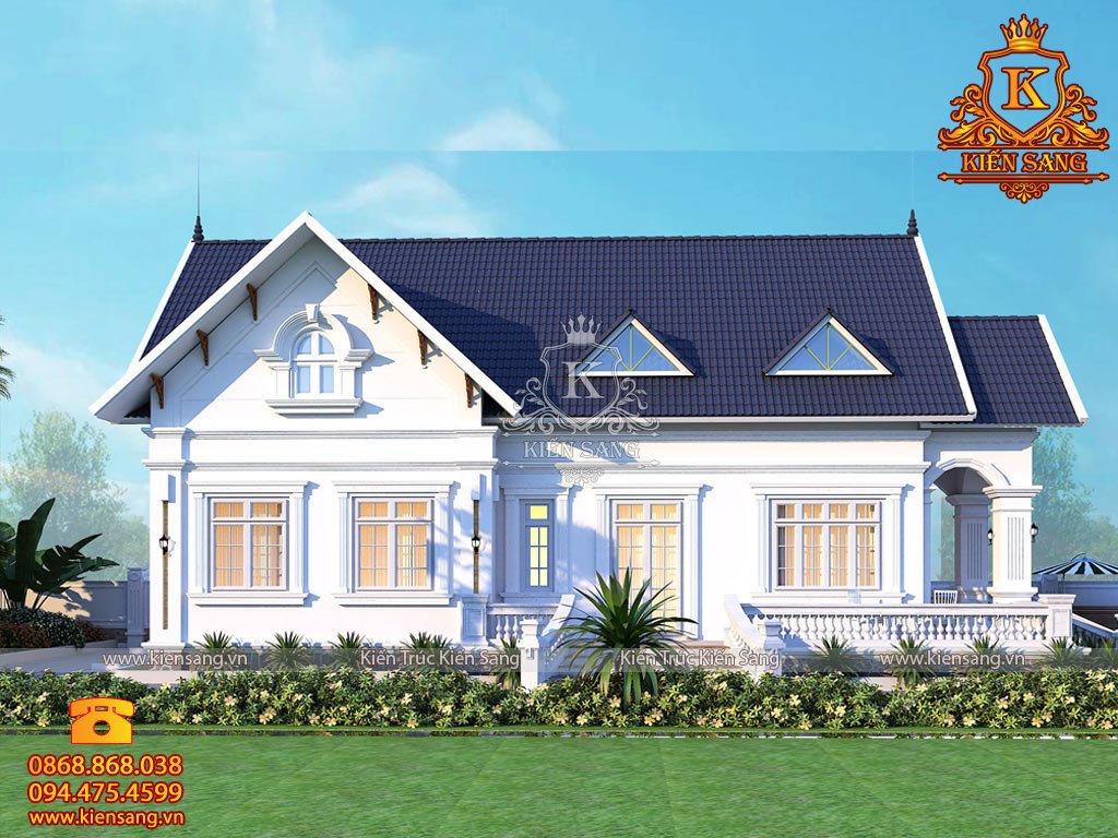 Thiết kế biệt thự 1 tầng tại Đồng Nai