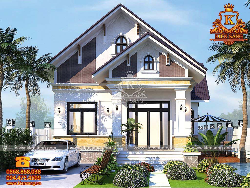 Thiết kế biệt thự 1 tầng tại Yên Bái