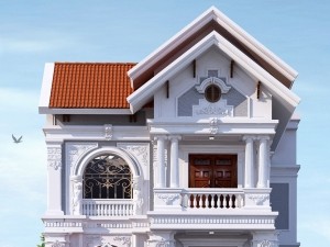 Thiết kế biệt thự 3 tầng cổ điển tại Bình Thuận