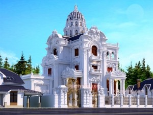 Thiết kế biệt thự 3 tầng cổ điển tại Thanh Hóa