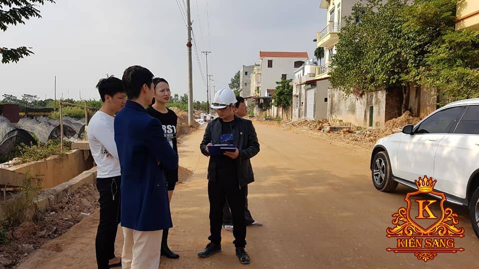 Khảo sát hiện trạng mặt bằng xây dựng tại Hoài Đức, Hà Nội