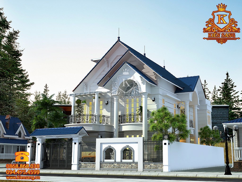 Biệt thự 2 tầng mái thái tại Vĩnh Phúc