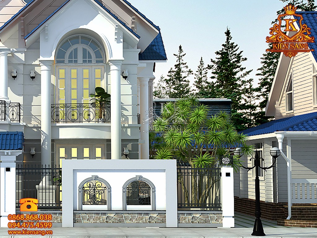 Biệt thự 2 tầng mái thái tại Vĩnh Phúc