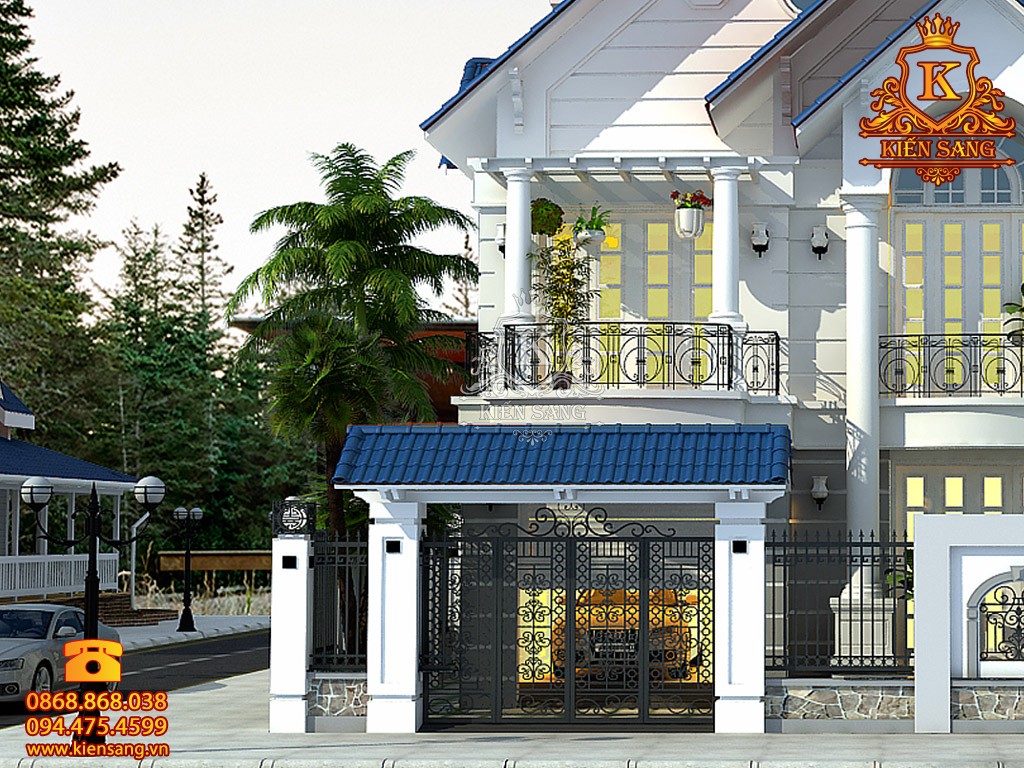 Biệt thự 2 tầng mái thái tại Vĩnh Phúc