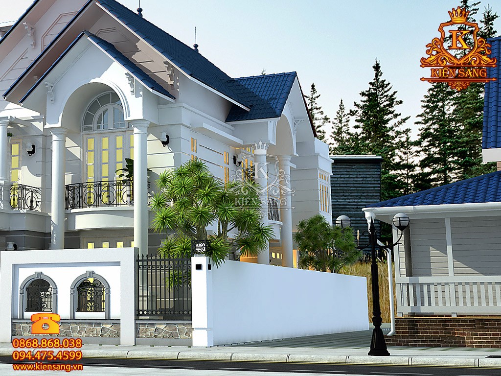 Biệt thự 2 tầng mái thái tại Vĩnh Phúc