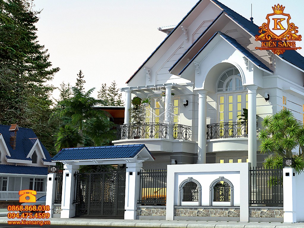 Biệt thự 2 tầng mái thái tại Vĩnh Phúc
