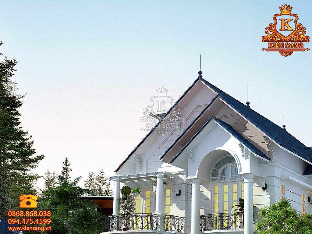 Biệt thự 2 tầng mái thái tại Vĩnh Phúc