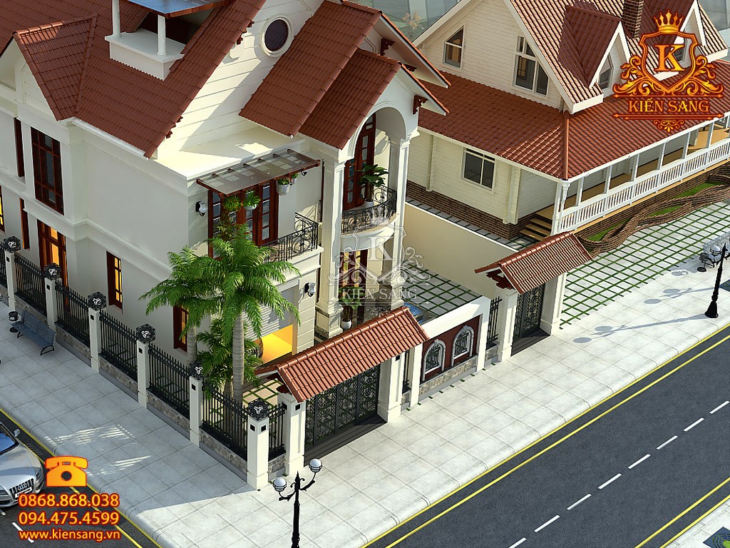 Biệt thự 2 tầng mái thái tại Quảng Trị