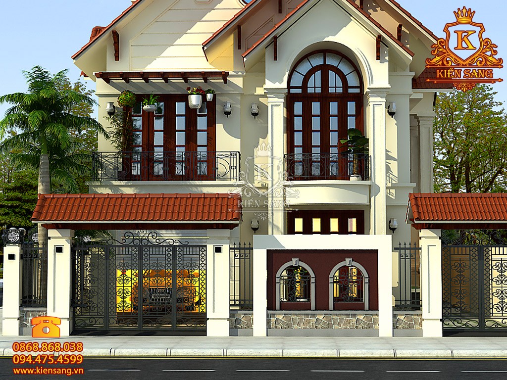 Biệt thự 2 tầng mái thái tại Quảng Trị