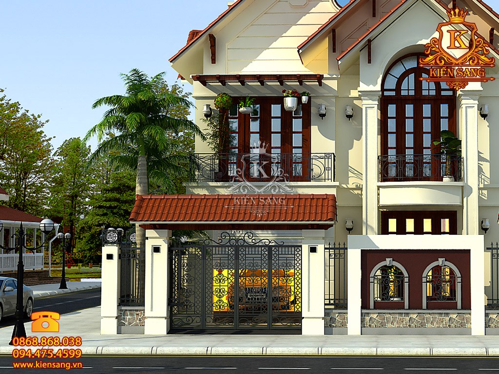 Biệt thự 2 tầng mái thái tại Quảng Trị