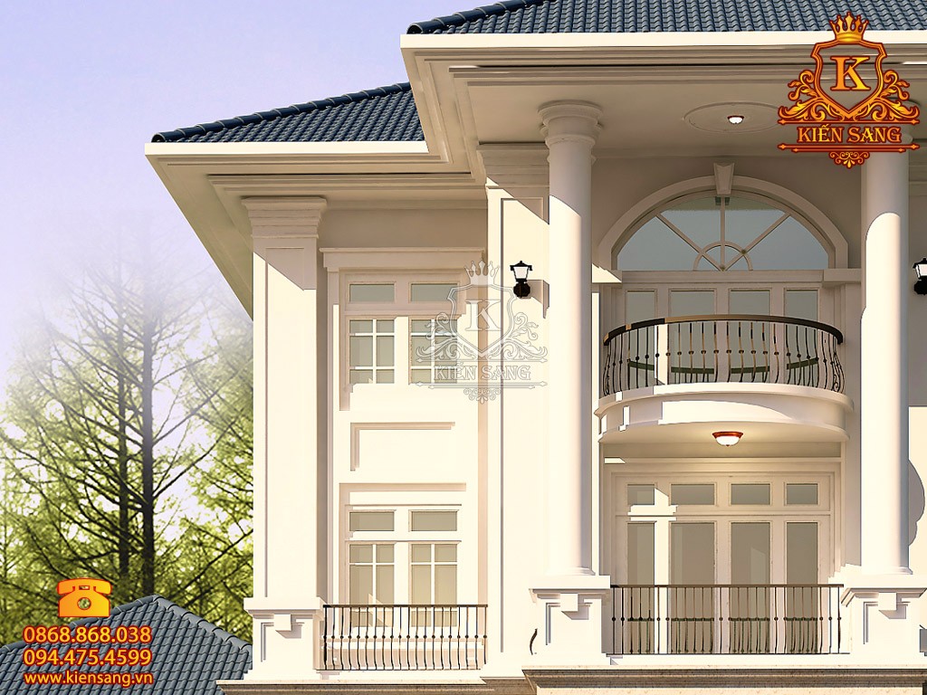 Thiết kế biệt thự 3 tầng tân cổ điển tại Lạng Sơn