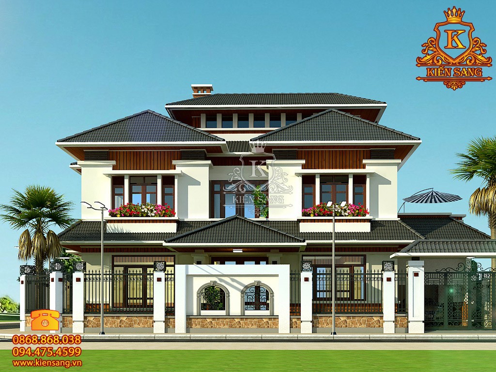 Biệt thự 2 tầng hiện đại tại Thái Nguyên