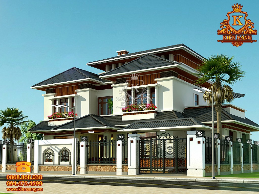 Biệt thự 2 tầng hiện đại tại Thái Nguyên