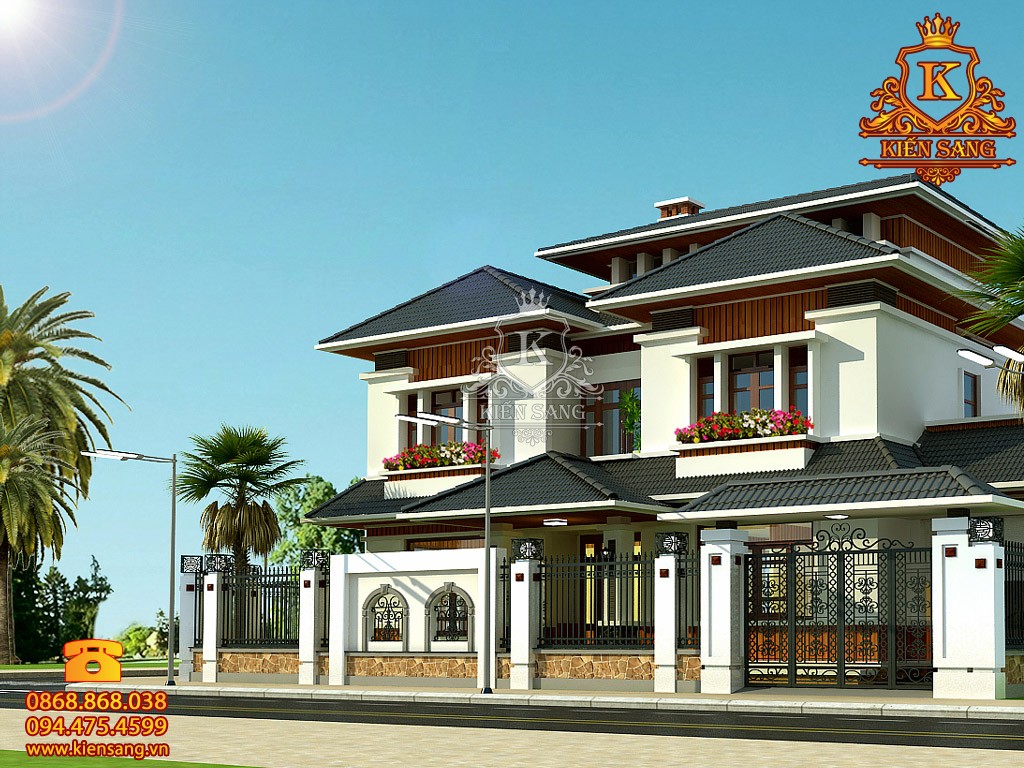 Biệt thự 2 tầng hiện đại tại Thái Nguyên