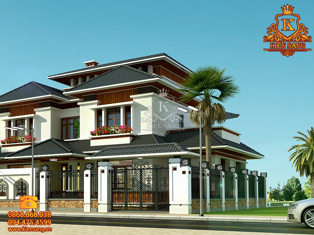 Biệt thự 2 tầng hiện đại tại Thái Nguyên