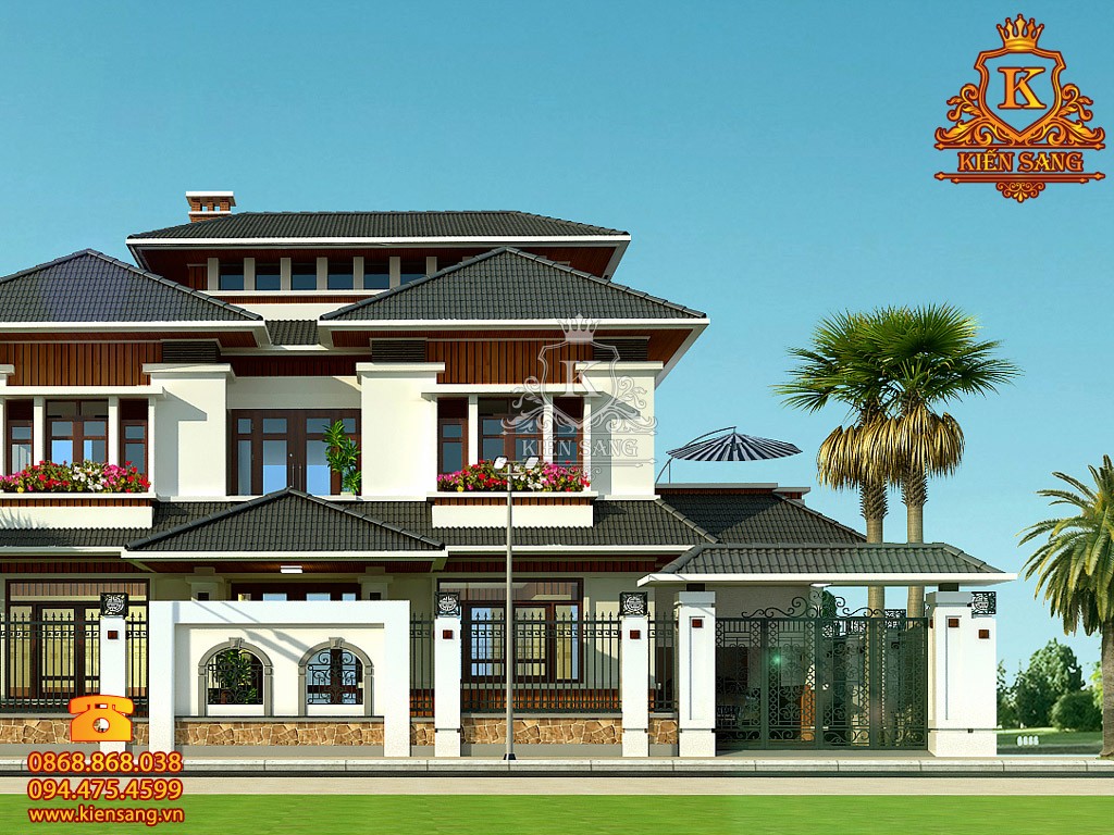 Biệt thự 2 tầng hiện đại tại Thái Nguyên