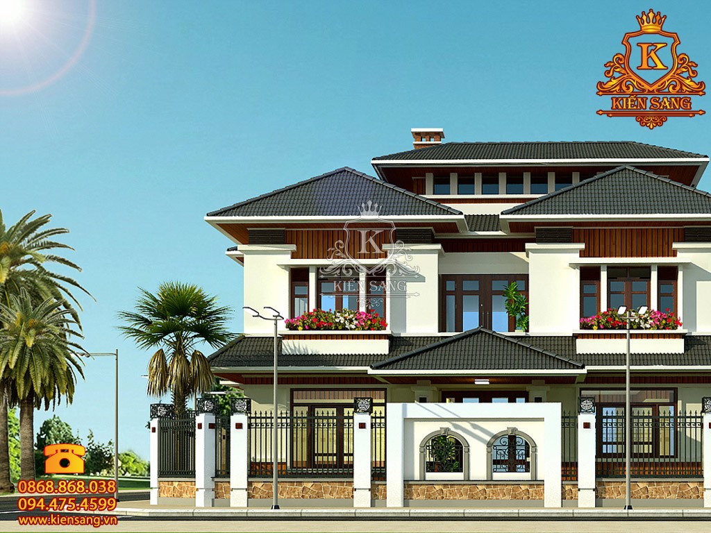 Biệt thự 2 tầng hiện đại tại Thái Nguyên