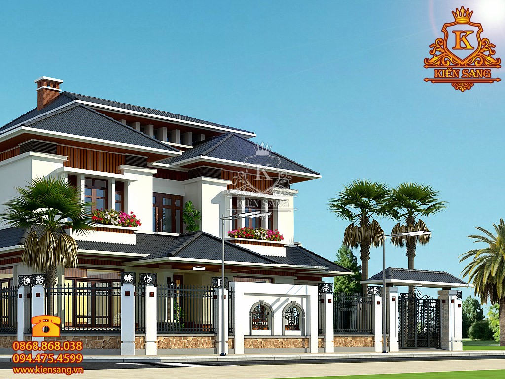 Biệt thự 2 tầng hiện đại tại Thái Nguyên