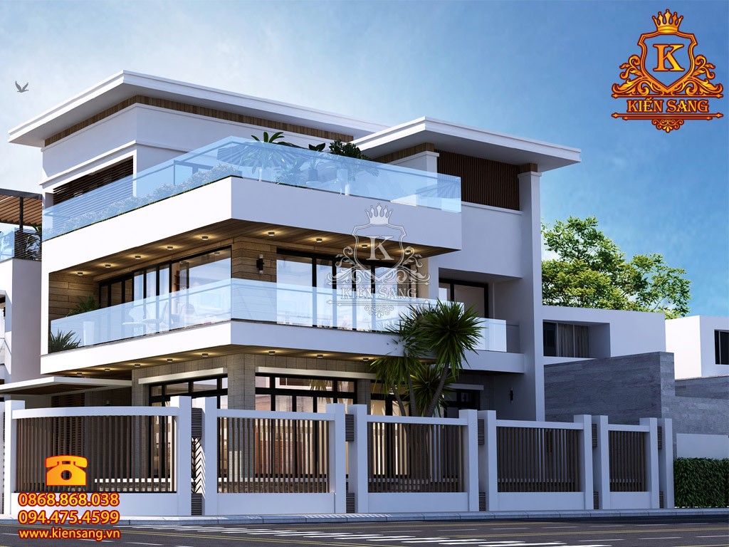 Thiết kế biệt thự 3 tầng hiện đại tại Tây Ninh