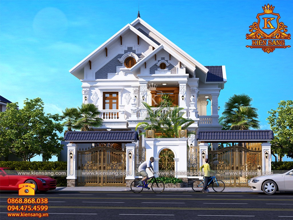 Mẫu biệt thự 2 tầng hiện đại tại Hà Giang