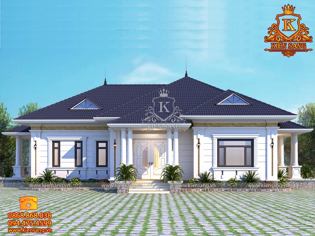Biệt thự 1 tầng tân cổ điển tại Kiên Giang