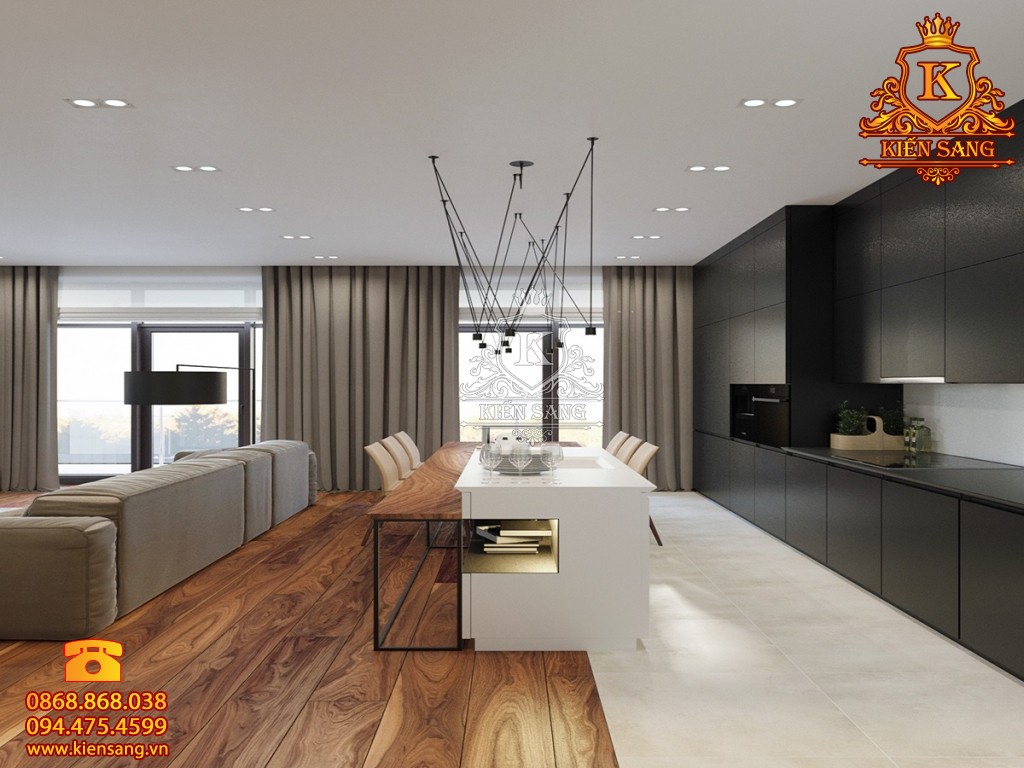 Thiết kế nội thất chung cư hiện đại tại Thanh Oai